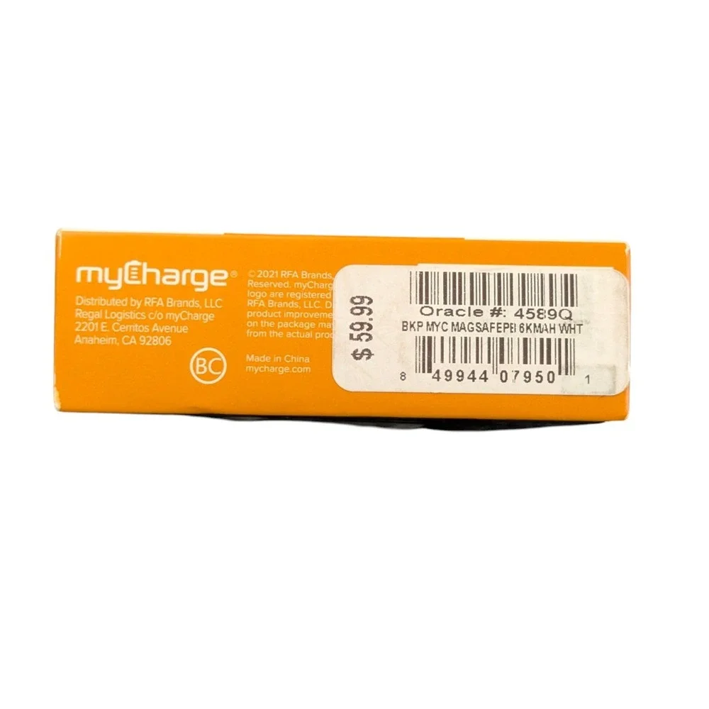 N6.N MyCharge Maglock‎ Magnetic Powerbank 6KmAh W/Magsafe For iPhones